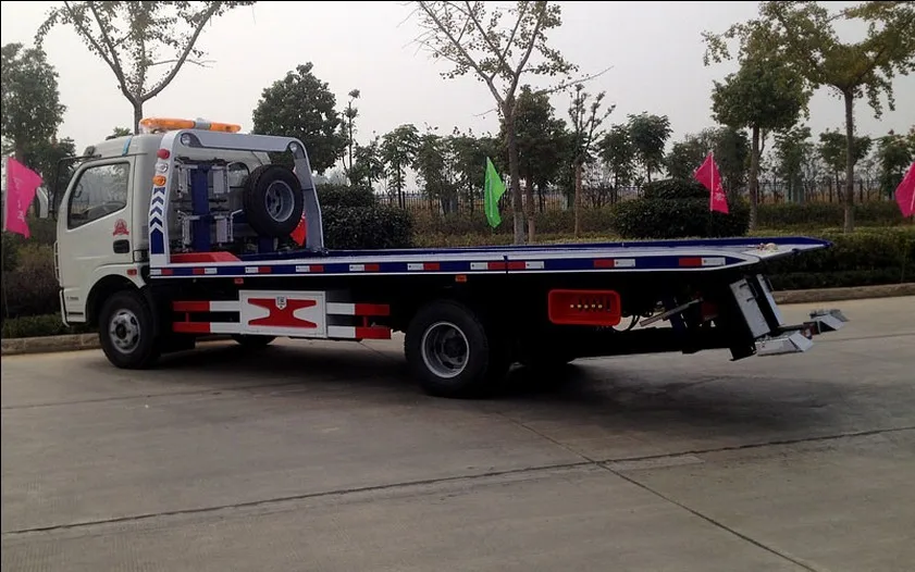 Cn Cheap Price Of 0 Degree Flatbed Wrecker Towing Truck Dimensions
