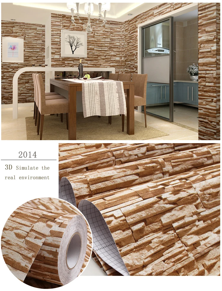 New Arrivals Self Adhesive Stickers 3d brick wallpaper for home decoration