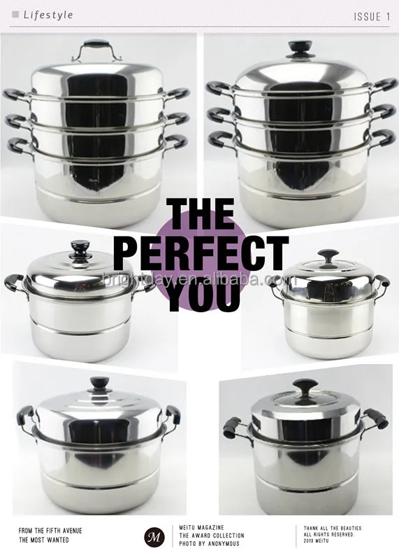 Double Boiler And Steamer Set Stainless Steel Vegetable Steamer Buy