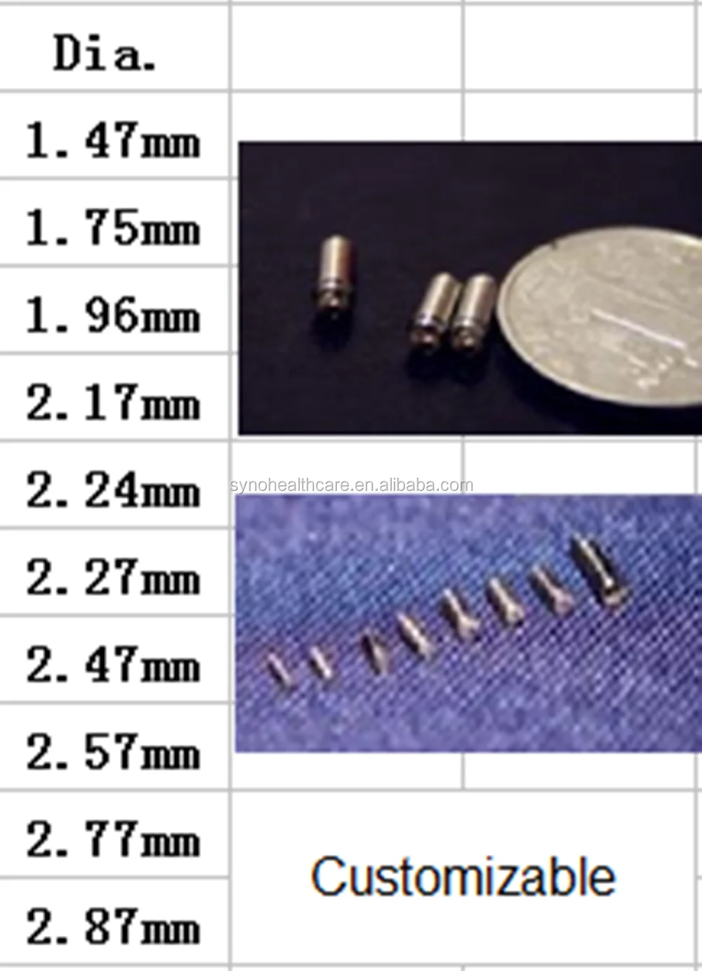 Light Guide Lens Assembly Diameter 1.47mm Optical Parts And Accessories