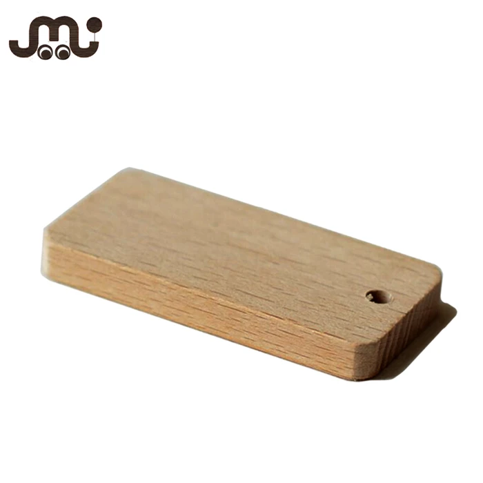 wooden luggage tags