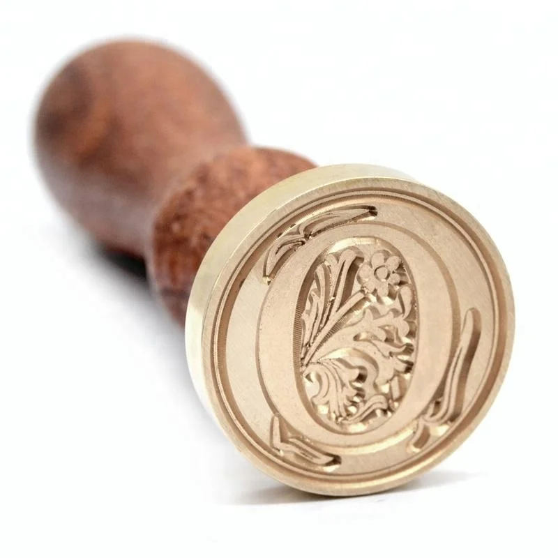 Custom Family Crest Initial Letter Wood Stamp Wax Seals Stamp - Buy ...