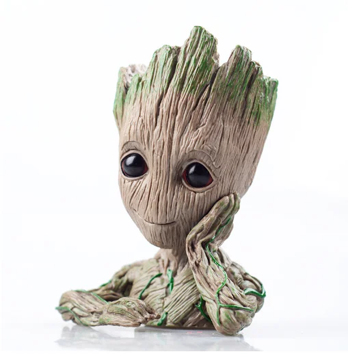 Groot Toy Hand Up Pen Flower Pot Guardianes De La Galaxia Action Figure ...