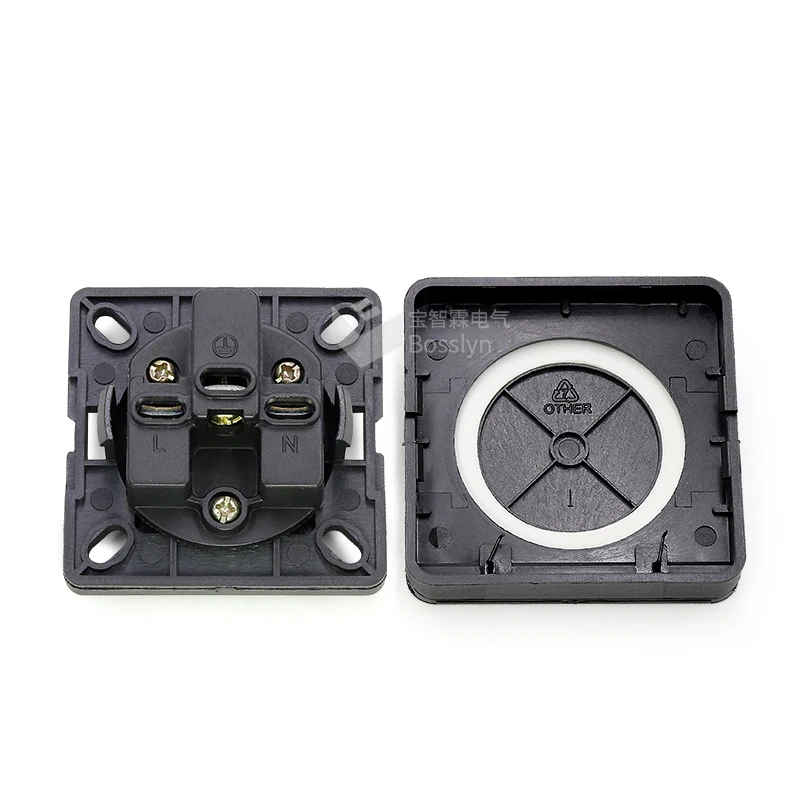 Bosslyn Bs1363 Ip54 Uk Socket Plug Outdoor Power Wall Socket Switch