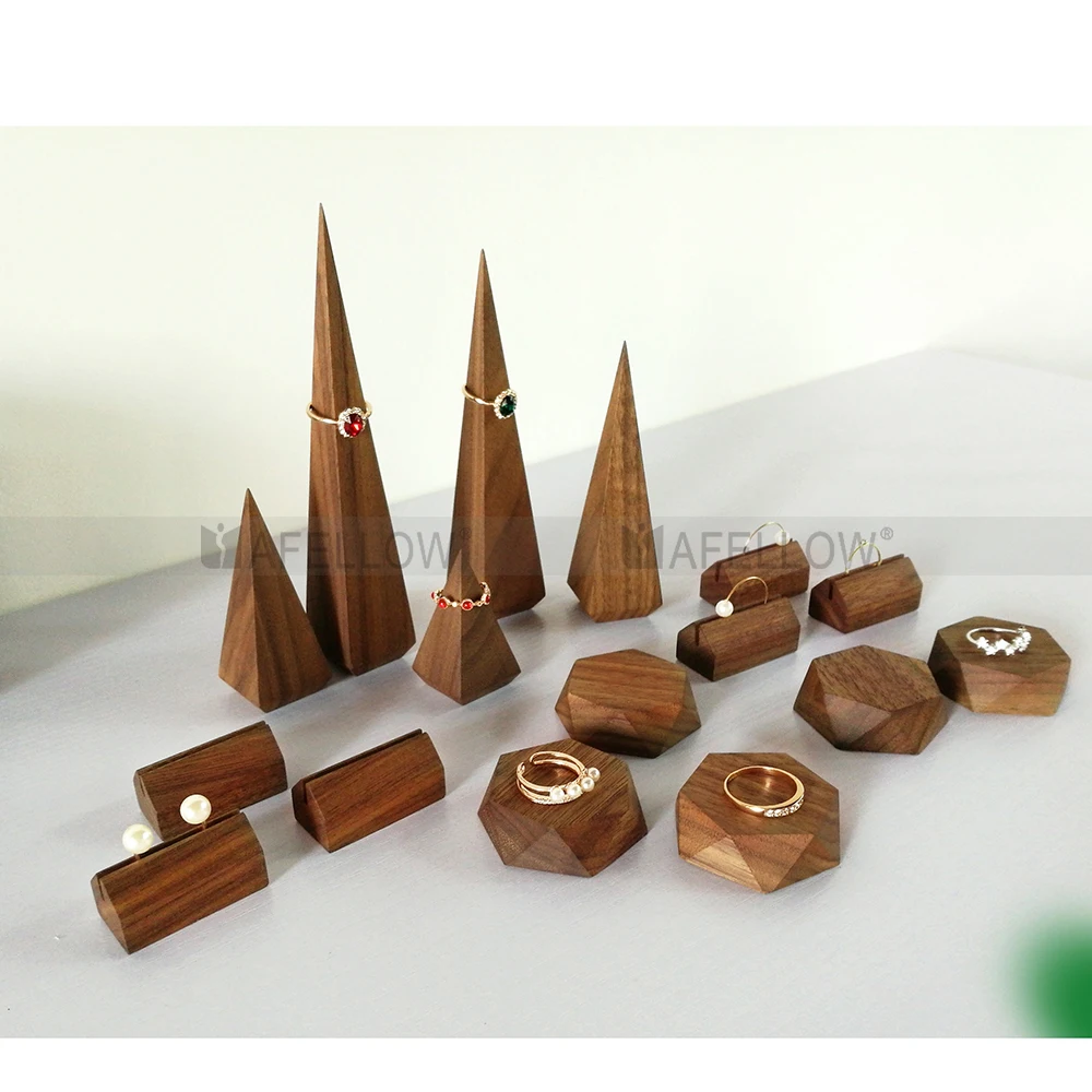 New Fashion Design Walnut Wood Ring Display Stands M18060 Buy Ring