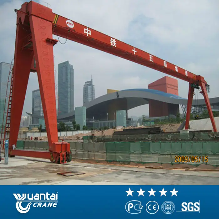 Mh Type Single Girder Outdoor Used Gantry Crane Travel Lift For Sale