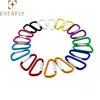 High quality aluminum D shaped carabiner hook