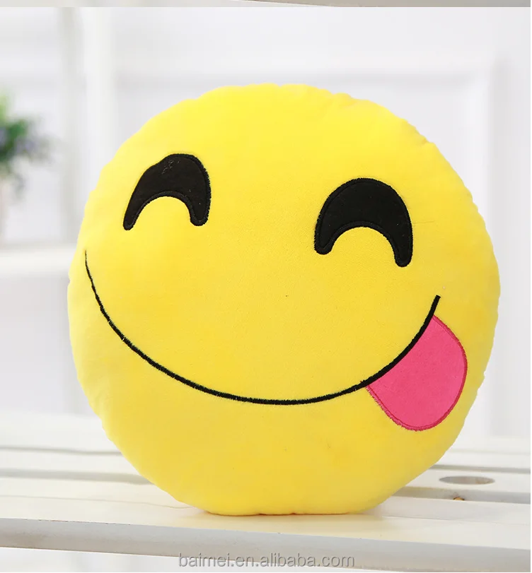 and high quality pp cotton emoji ocopus plush toy pillow emoji