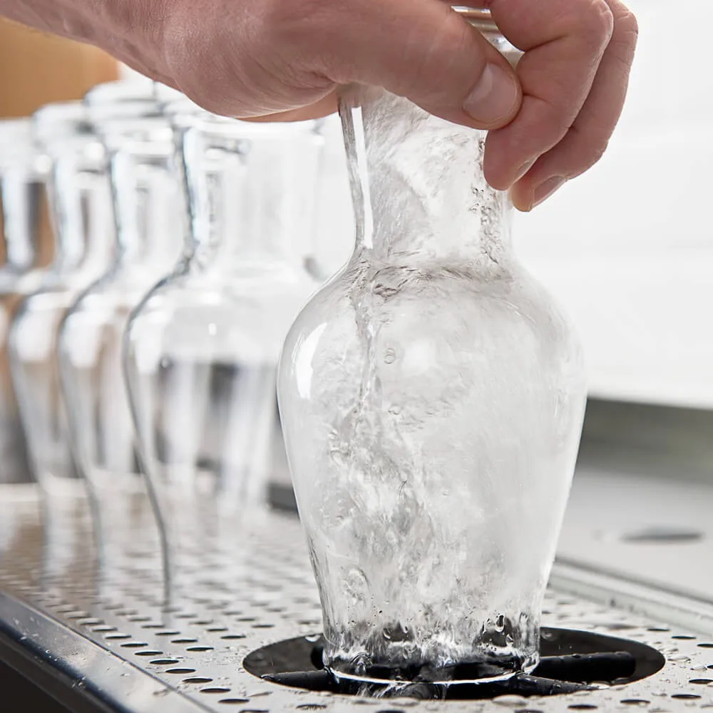 Stainless Steel Steaming Pitcher Rinser Glass Bottle Cleaning Rinser