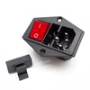 16a 250v AC-01 female socket with fuse and switch male ac power socket with panel mount
