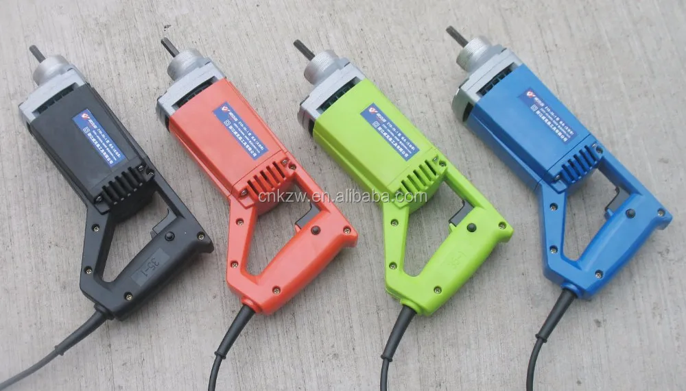 High Frequency Concrete Vibrator 1300w 12000rpm Small Handy Concrete