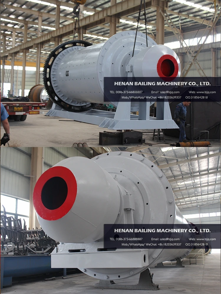 Customizable long life service center drive no gear ball mill grinding machine