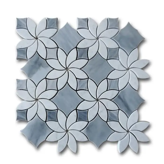 Waterjet Pattern Marble Tiles Floor Design price in India