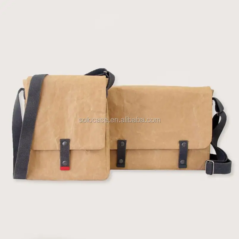 Tyvek Paper Crossbody Messenger Bag