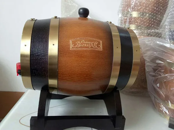 New product solid wood box barrel fancy gift