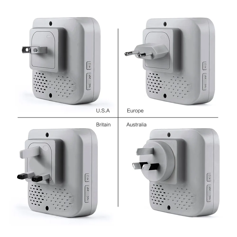 Forrinx Wireless Addams Family Doorbell B13n 52 Musics Ip55 Waterproof