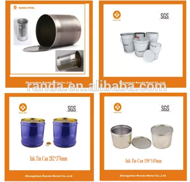 Paint Can Dimensions From 0.1l To 25l,5l Round Paint Tin Cans Buy