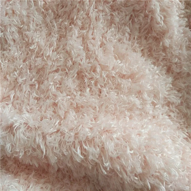 100 Polyester Plush Fabric For Making Teddy Bear Tricot For