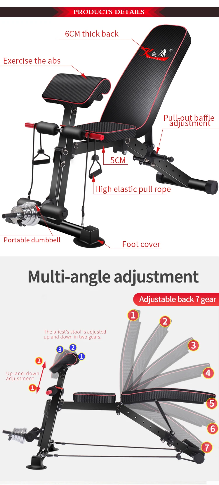 Can Folding 2019 New Weight Bench Kk 021dz View Folding Bench