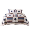 Luxury 3D patchwork quilted bedspread set, fancy bed spread for sale
