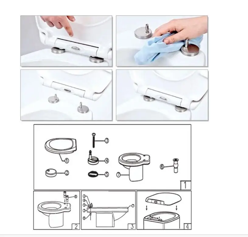 Hot Selling Adjustable Toilet Seat Hinges Buy Toilet Seat Hinge