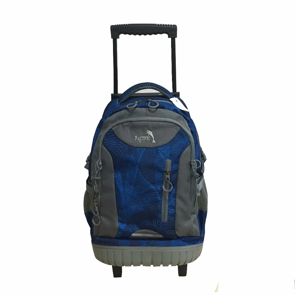 blue trolley bag