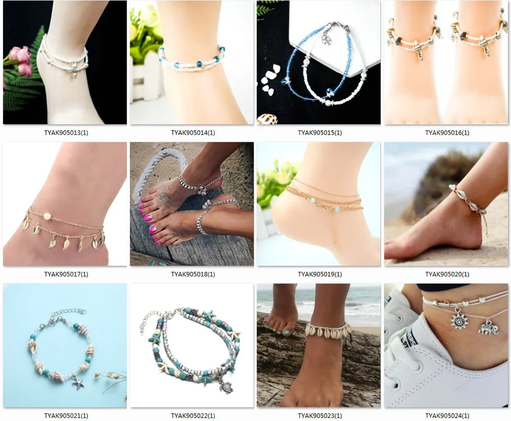 Pendant Shell Anklet For Women