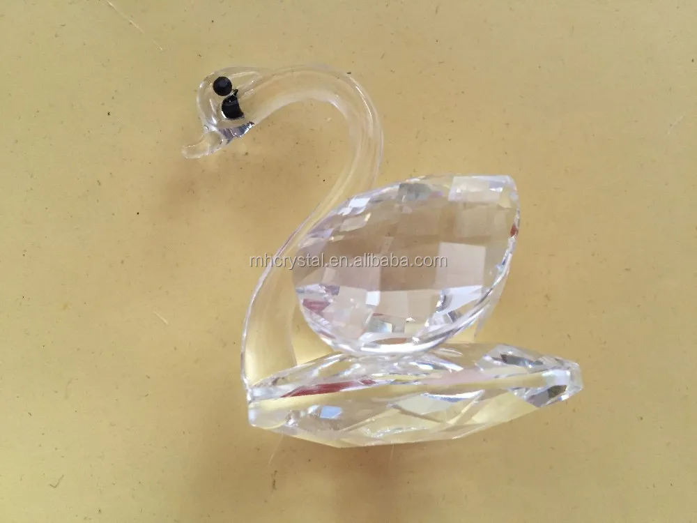 Glass Crystal Swan Figurine Mhd0421 Buy Glass Swan,Cheap Crystal