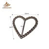 Heart Shape Bra Strap Adjuster With Rhinestone Heart Shape Slider