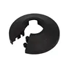 Plastic Wall Flange Radiator Water Pipe Cover Collar Black