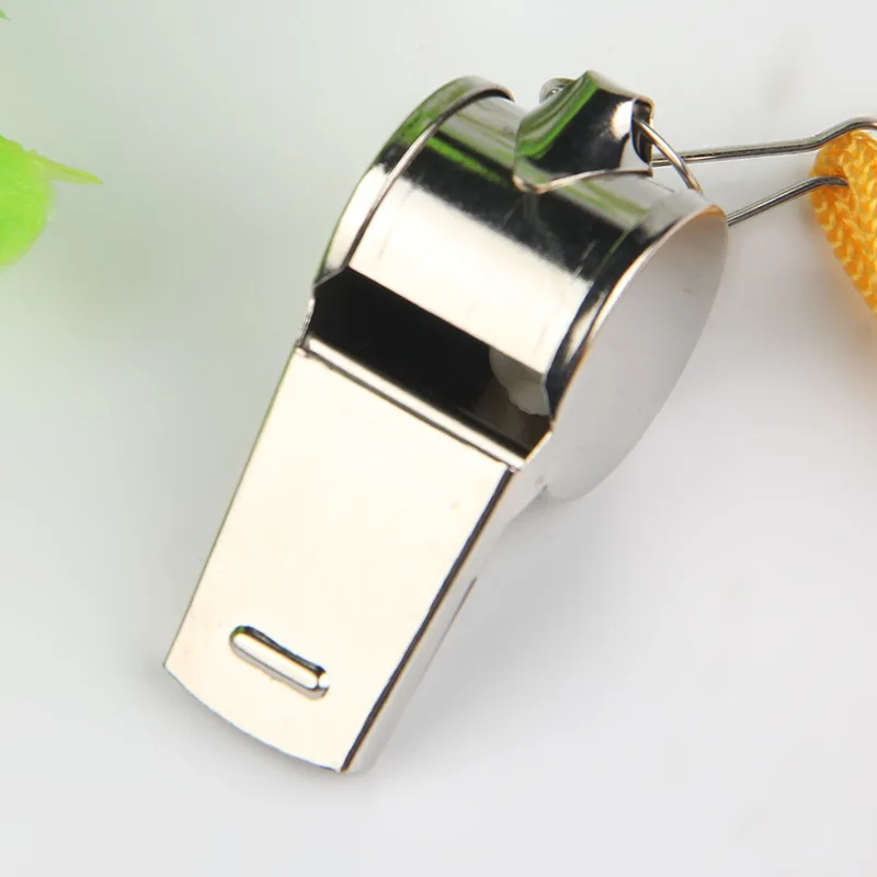 Custom Logo Fire Fighting Emergency Escape With Lanyard Stainless Steel