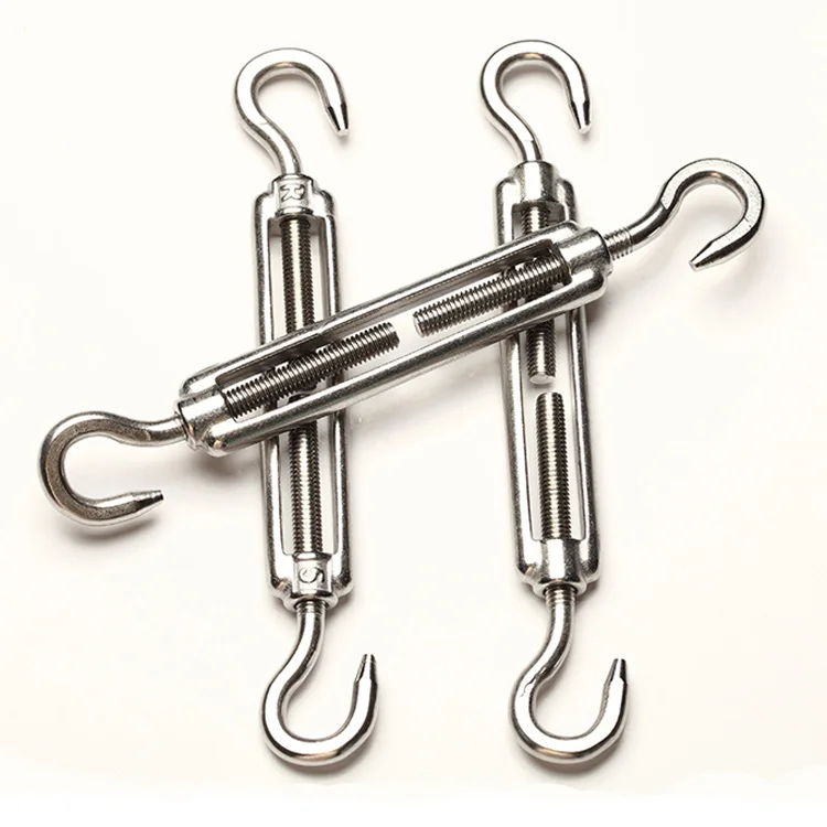 EU type stainless turnbuckle hook and hook stainless turnbuckle