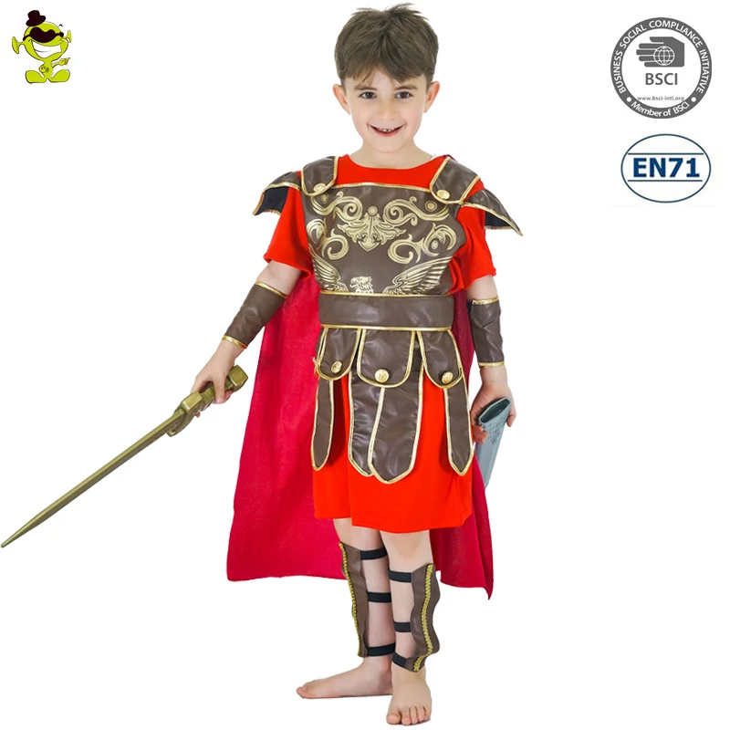 Kids Renaissance Roman Warrior Fancy Dress Costumes - Buy Warrior King ...