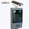 Parking car barrier license plate recognition system
