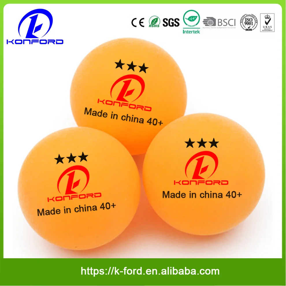 Customized Logo 3 Star Celluloid Ping Pong Ball Buy Large Hard
