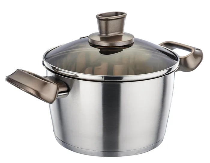 Newest 6 Pcs Korea Style Stainless Cookware Set With Glass Lid Buy