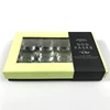 HC packaging New Wholesale Custom Logo Printed Food Grade Chocolates Gift Boxes with Clear Window