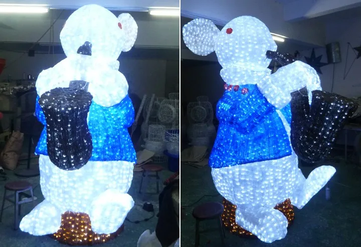 3d Led Acrylic Light Chicken Rabbit Outdoor Xmas - Buy 3d Led Acrylic ...