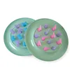 New design Silicone fish shape Pet Bowl Slow Feeder the Melamine Interactive Pet Slow Eating Bowl