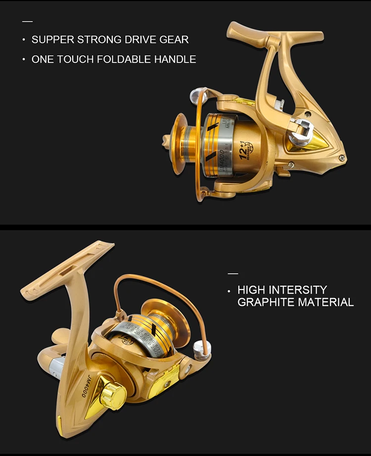 Honoreal Small Spinning Reel 3000 Size Yellow Box Fishing Reel Buy