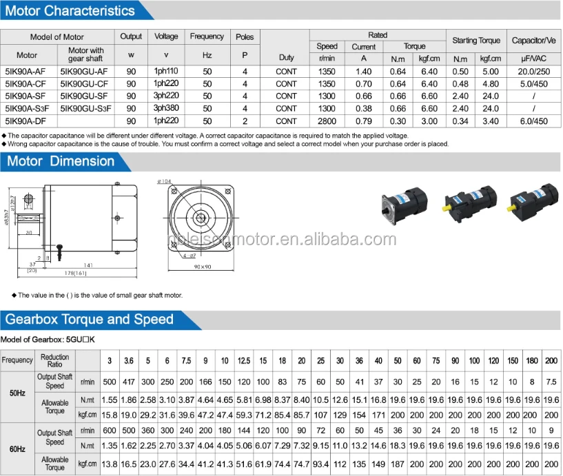 220 V 380 V Ac Fase Tunggal Gear Motor  Motor  Listrik  Ac 