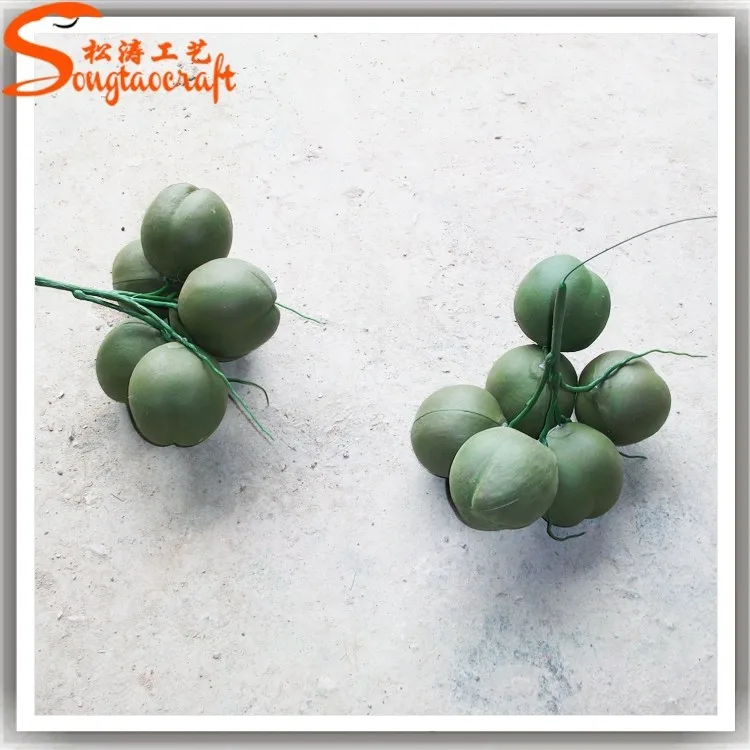 2016 Hot Sale Cheap Coconuts Prices Fake Artificial Green Coconuts For