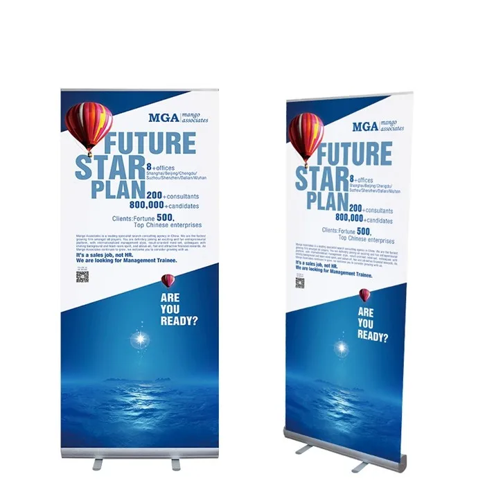 Hot Sell Economy Aluminum Roll Up Banner Stand For Advertising Buy