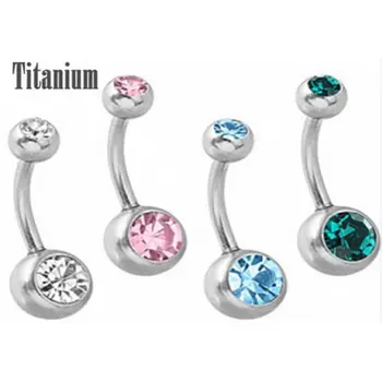 titanium navel g23 piercing larger