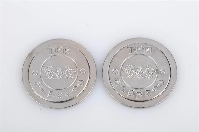 antique bronze metal tokens