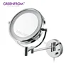 8.5Inch Wall Mounted Light Makeup Mirror, Target Bathroom Stylish Wall Mirror With Hooks Threshold