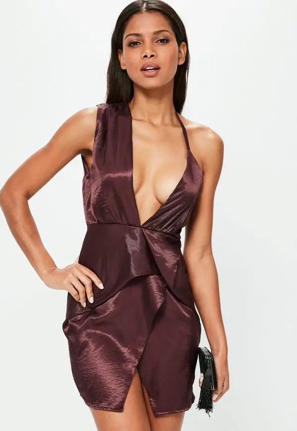 New Sexy Wrap Dress For Girl Deep V Neck Asymmetrical Straps Club Mini  Dresses For Women - Buy New Sexy Wrap Dress,Club Mini Dresses,Satin Party  Dresses For Women Product on Alibaba.com