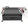 China Hot sale AOL industrial CNC cloth/textile fabric cutter of oscillating knife cutting machine