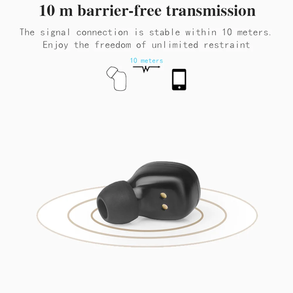 [Redbox] BluetoothV5.0 Headphones Wireless Earphones