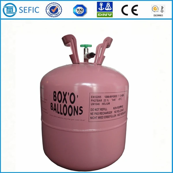High Quality Helium Gas Cylinder Disposable Small Helium Tank With